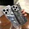 Luxury Electroplate Meteorite Grain Phone Case For iPhone 11 12 13 14 15 Pro MaxBumper Cases Cover
