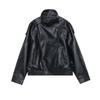 New, retro locomotive leather jacket stand-up collar jacket 4391872