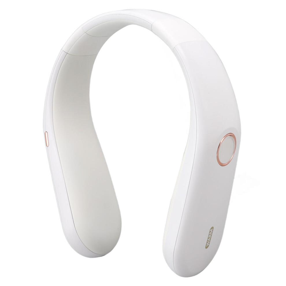 Portable Neck Fan For Neck Knees Hands Warming, Ergonomic Design, Temperature Control Protection, Rechargeable Wearable Cooler, Hands-Free Personal