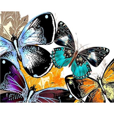 DIY 5D Full Diamond Painting Cross Stitch Butterfly Sample Mosaic Diamond Embroidery Needlework