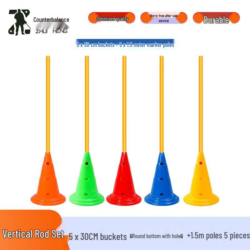 Football Training Slalom Poles & Corner Flags