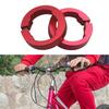 2 Pezzi Anelli per Manopole Bicicletta Aspetto alla Moda Ricambio Lega di Alluminio Decorazione Anelli di Bloccaggio Manubrio Accessori Bici