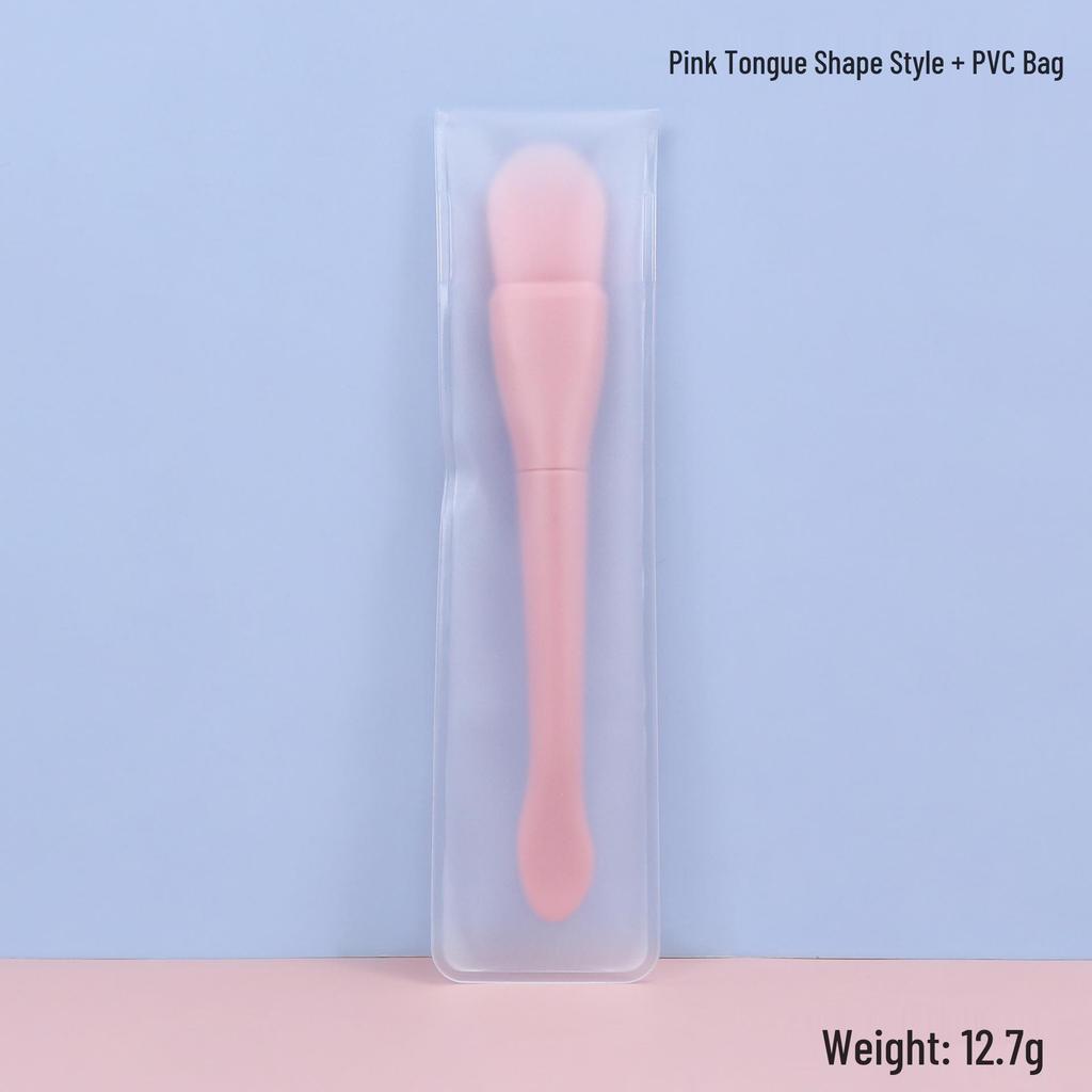 Doppelköpfiges Silikon-Maskenpinsel-Set: Fischschwanzlöffel zum Mischen, Auftragen, Auslöffeln und Entfernen von Schlammmasken