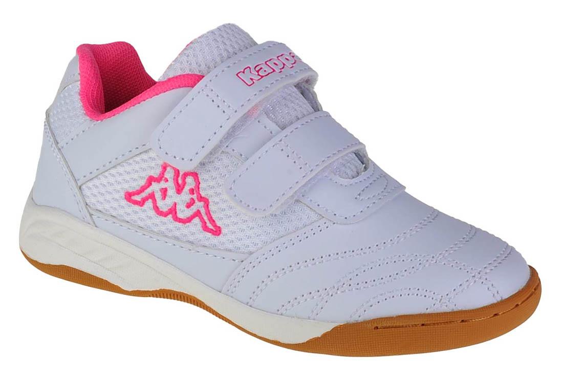 Kappa Kickoff K, pour Fille, Chaussures de sport blanches