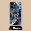 Yugioh Seto Kaiba Phone Case for iPhone 17 16 15 14 13 12 11 Air Pro Max Plus Mini Glass MagSafe Cover