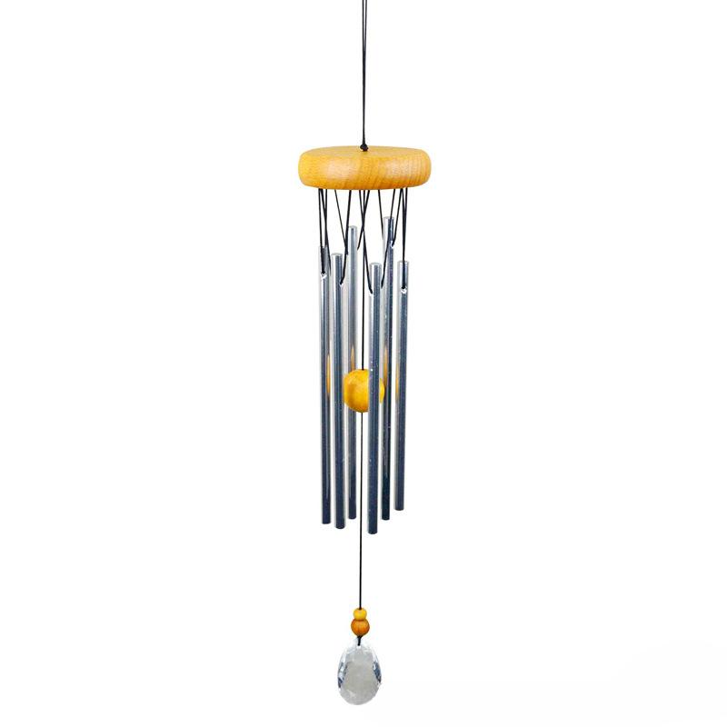 

Многотрубчатый металлический алюминиевый стержень, хрустальный маленький ветряной колокольчик, подвесное украшение, мини-украшение для детской спальни, прикроватная тумбочка, украшение для сада на открытом воздухе GMT18HN Log Color