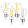 FLSNT LED Bulbs, E26 Base, 100W Equivalent, Edison Bulbs, 8W, 2700K, 1521lm, Filament, for Chandeliers, Retro Style, High Color Rendering, Wide Beam,