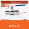 304/316 Stainless Steel Sanitary Quick Connect Ball Valve with Clamp