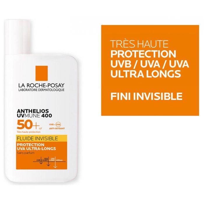 La Roche-Posay Anthelios Fluide Invisible Sans Parfum SPF50+ 50 ml