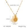 Ocean Seahorse Shell Pendant Necklace Minimalist Collarbone Chain Jewelry
