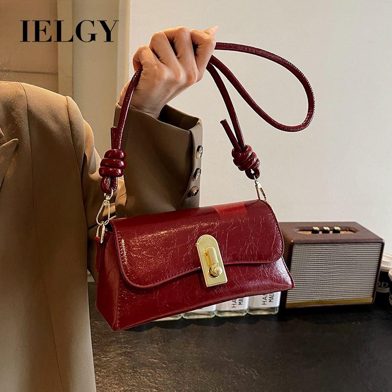 IELGY Retro All-Match Trendy Fashion Casual One-Shoulder Messenger Ladies Small Square Bag