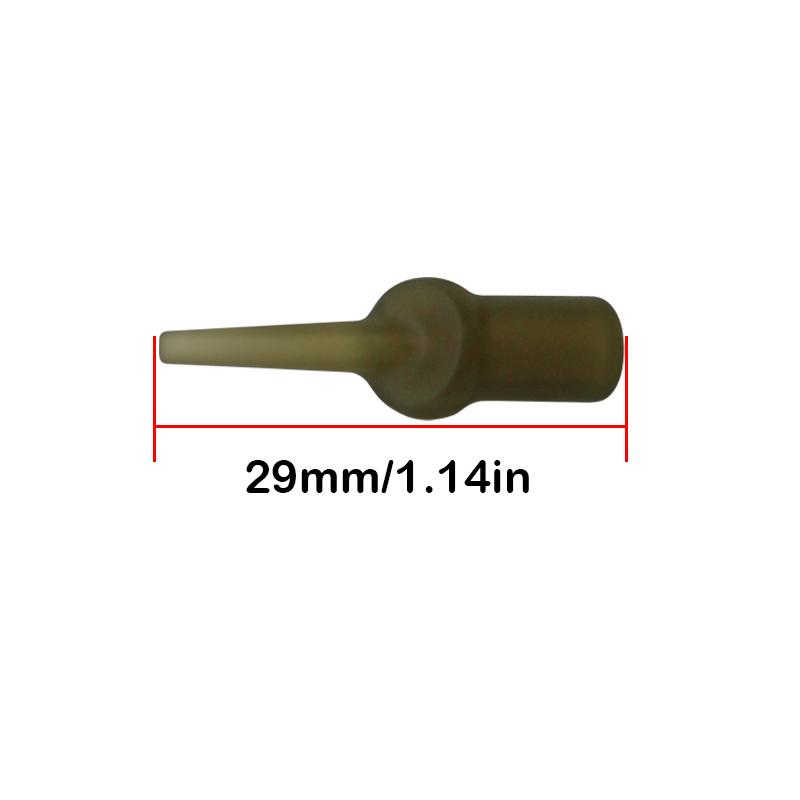 10pcs/box Carp Fishing Accessories Run Rig Rubber Sleeves For Carp Chod Helicopter Rigs Hair Rig Carp Fihsing Terminal Tackle