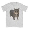 Nuova T-shirt da Donna OIIA OIIA Spinning Cat Meme Divertente Brainrot Top Moda Manica Corta Girocollo T-shirt Estive da Donna
