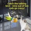 Juguetes para Gatos para Auto-entretenimiento, Columpios, Varitas para Gatos, Pájaros Simulados Resistentes a las Plumas Que Pueden Llamar, Suministros para Gatitos