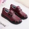 Winter New Women's Cotton Shoes Medium and Old Mother Shoes One Pedal Snow Boots Piled Thickened Warm Comfortable Non-slip