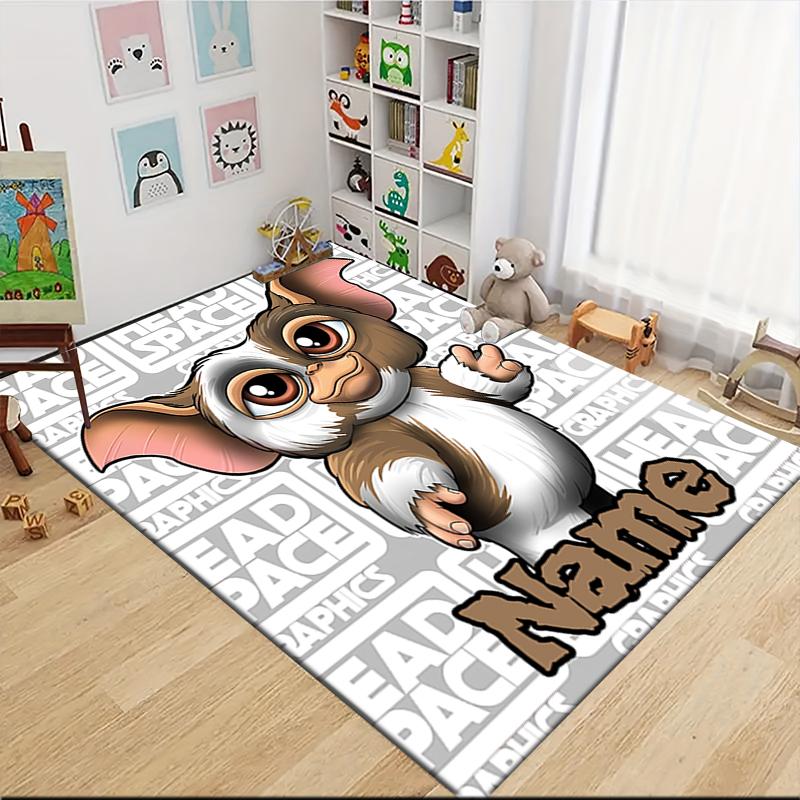Custom Name Creativity Carpet Rug Customizable Soft Washable Anti-Slip Home Living Room Sofa Mats Personalized Rug. 0909113