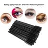 50Pcs Disposable Eyelash Brush Makeup Mascara Wands Extension Applicator Tools Black
