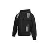 adidas Jackets Women's Black Hooded Moderate Workwear GP0628