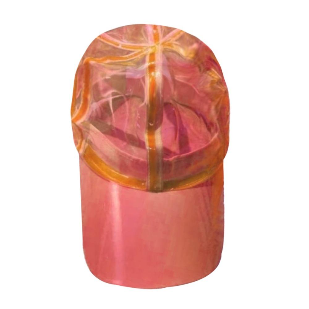 Transparent Water-Splashing Festival Hats Adjustable Brim Baseball Cap  Sun Protection