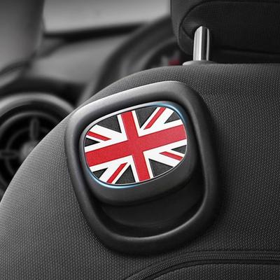 2 Pezzi Maniglia Schienale Sedile Posteriore Auto in Pelle Decalcomania Copertura Adesivo Protettivo per MINI Cooper JCW F56 Accessori Interni Decorativi