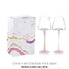European Style Flamingo Gradient Pink Wine Glass