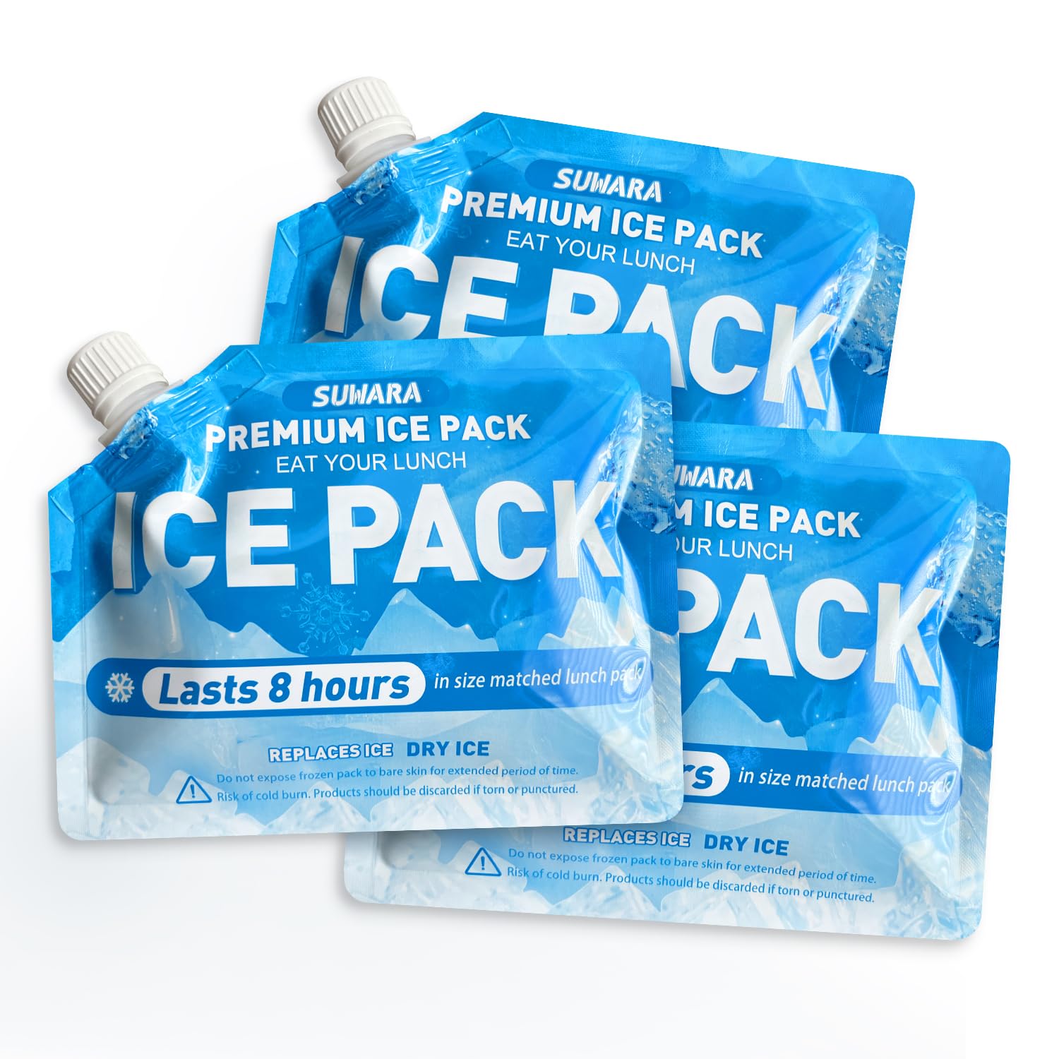 

Suwara Ледяная Холодная Мягкая Холодная Сохранение Холода Приблизительно 8 Для Ланч-Бокса Холодильник Катастрофа Оптовая Покупка x Упаковок, Долговечный Многоразовый, 300 мл, Тип,