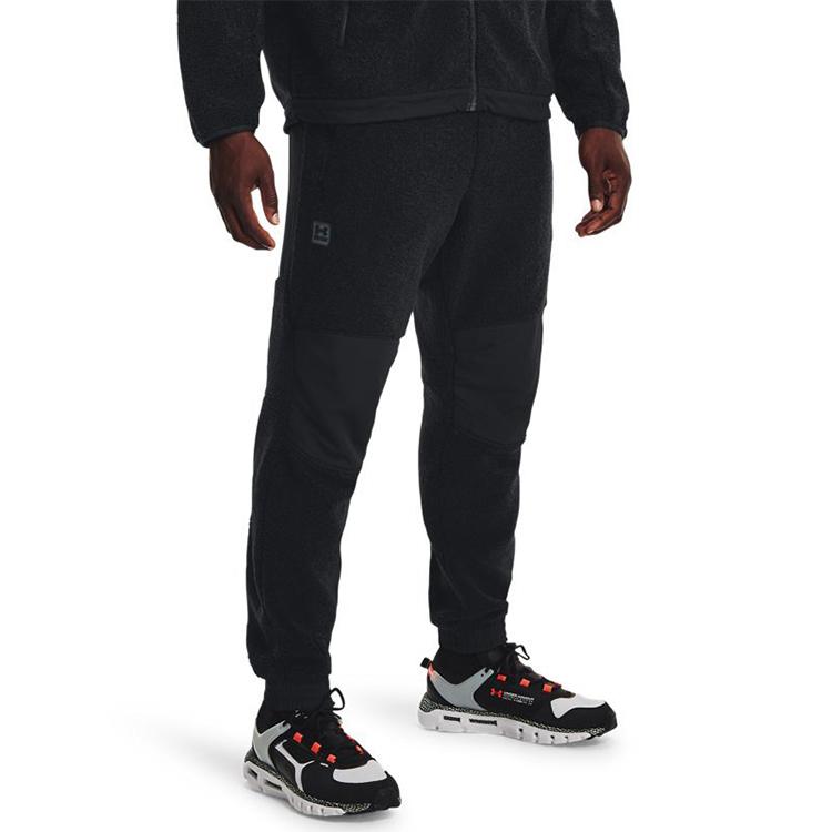 Under Armour Solid Color Lace-Up Training Pants Men Bottoms Black 1367634-001