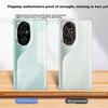 Kelleia Phone Case Honor 200, Honor 200 Protective Cover, Full Protection Shockproof TPU Four-Corner Airbag Silicone Soft/Protective Case, Transparent