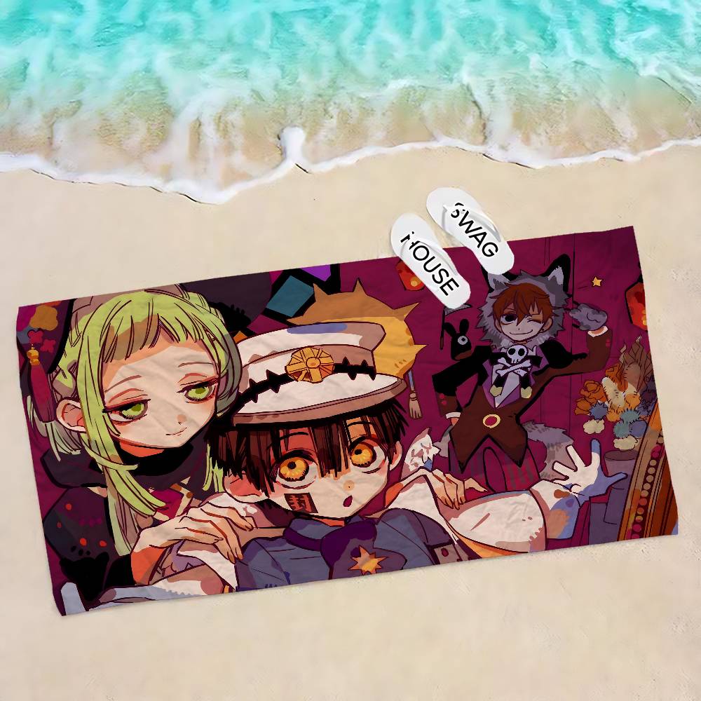 

Anime Toilet B-Bound H-Hanako Kun Anime Beach Swimming Towel Soft Absorbent Washcloth Children s Gifts Kids Travel Camping Gym W30*H60(CM)
