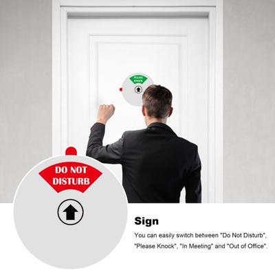 Office Signage Self-adhesive Magnetic Anti-slip Removeable Legible Privacy Sign Do Not Disturb Sign Out of Office Sign Please Knock Sign Conference