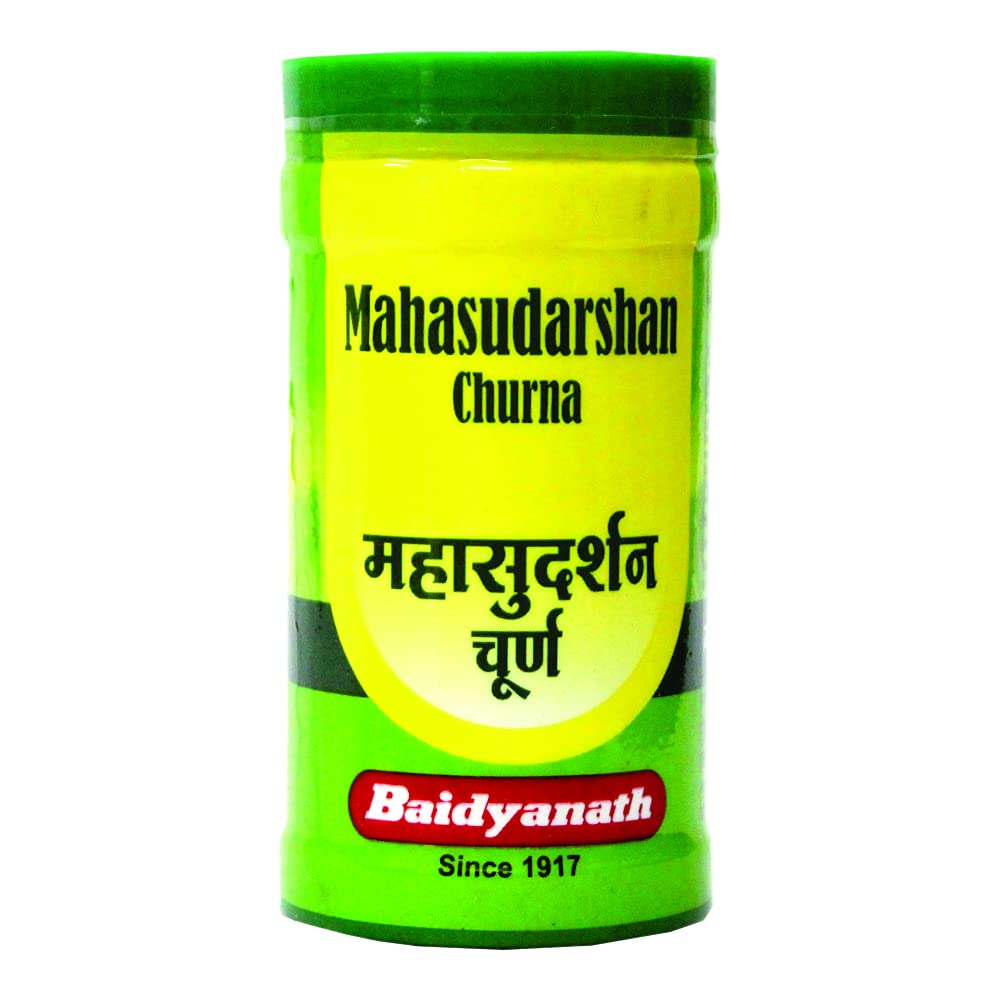 Baidyanath Asli Ayurved Mahasudarshan Churna 100 G Ayurvedic Herbal Supplement for Wellness