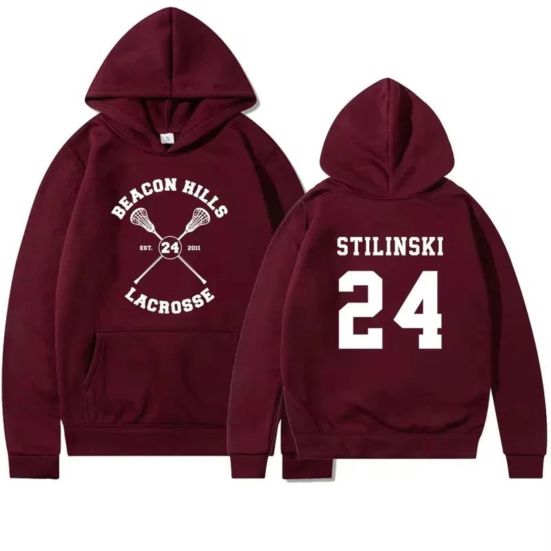 Beacon Hills Teen Wolf Stilinski 24 Lahey McCall TV-Show Pullover Hip Hop Streetwear Hoodie