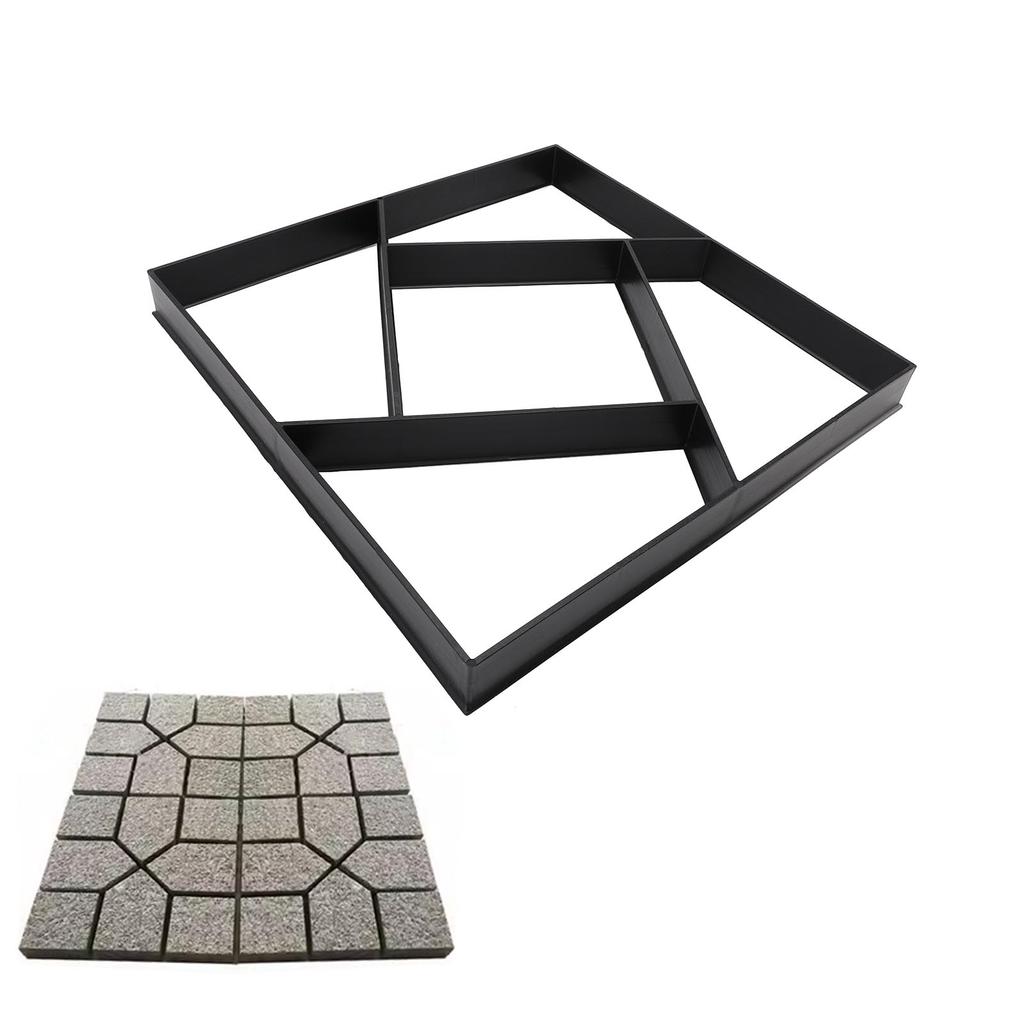 Concrete Walk Maker, Garden Way Paver Reusable Stepping Stone , Paving Maker for Courtyard, Sidewalk, Garden with Various Shapes And Pattern