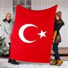 1pc TURKIYE Theme Blanket - Digital Print, Polyester, Cozy for All Seasons, Perfect for Outdoor, and Travel