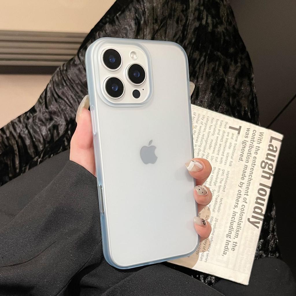New Simple Magnetic Suction for Apple 16 Promax Mobile Phone Case for IPhone 15 Ice Mist Skin-friendly Feel PC Hard Case
