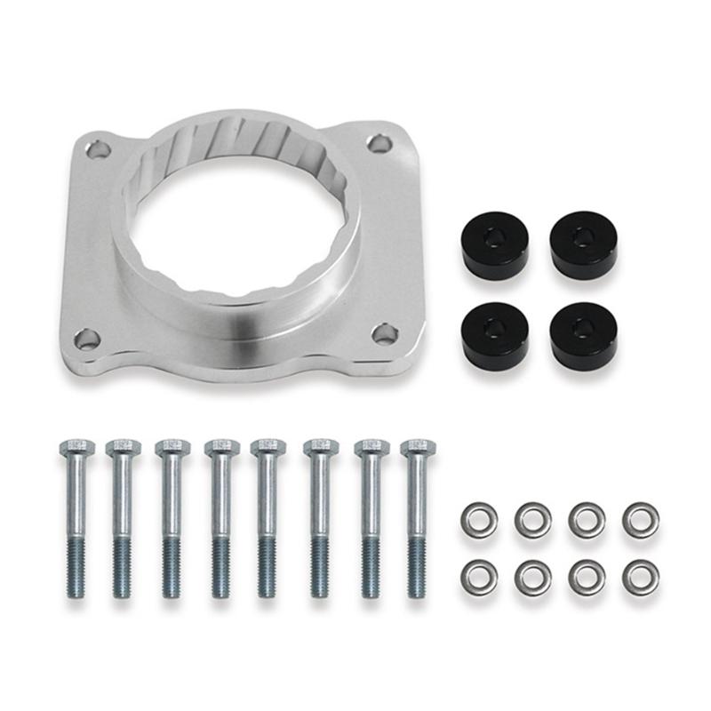 Aluminum Alloy Throttle Body Gasket Set Corrosion Resistant Spacers set Simple Installation Suitable for 1996-2010 F150