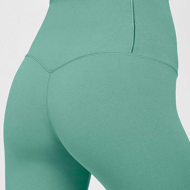 Nike Logo Training Tight Solid Color Sports Long Pants Women Bottoms Green DQ6016-362