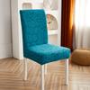 Elastic Chair Slipcovers Pure Color Sunflower Design Stretchable Seat Covers for Office Dining Chairs