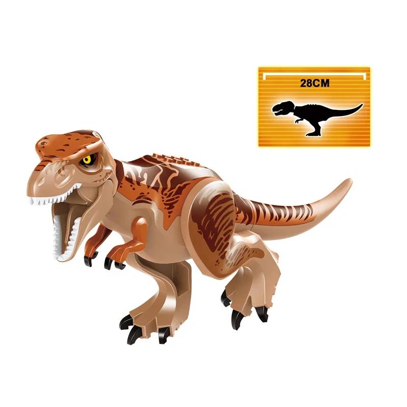 Jurassic World 2 Dinosaurs Figures Tyrannosaurus Rex Indominus Rex I-Rex Indoraptor Building Blocks Kids Toy Compatible