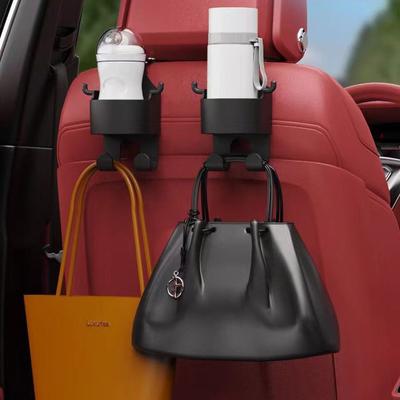 Háčik na opierku hlavy sedadla auta Vešiak Úložný organizér Univerzálny s držiakom na pohár Na kabelku Pasuje do univerzálneho vozidla Autopríslušenstvo
