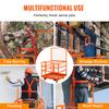 SucceBuy Forklift Safety Cage 43"x45"/36"x36" Forklift Man Basket 1400/1200 Lbs with Safety Harness & Lock for Aerial Work