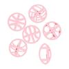 6x Clay Earrings Moulds Basketball Earring Cutting Molds Jewelry Making Molds Clay Earrings Cutter