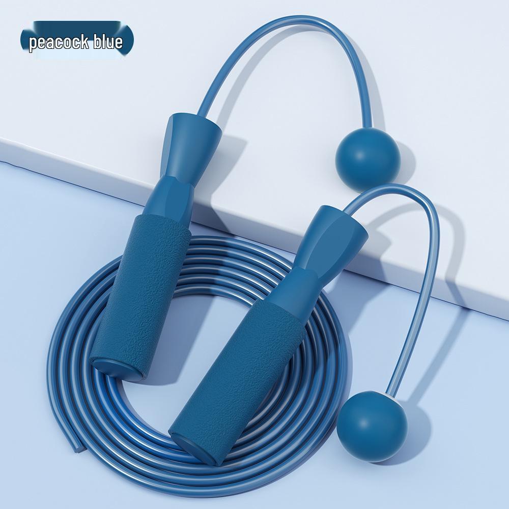 Weighted Cordless Skipping Rope with 32CM Small Ball for Adults & Kids