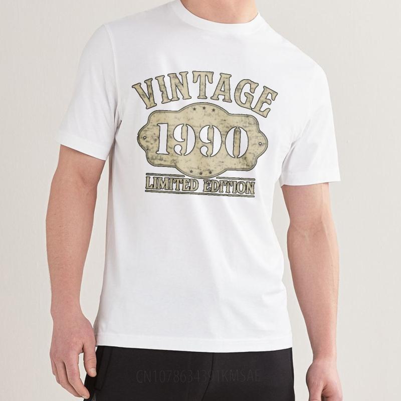 Neu eingetroffen Für sie Baumwolle Kurzarm T-Shirt Mode Vintage 1990 Limitierte Edition Alltags Jungen T-Shirt Komfort T-Shirt