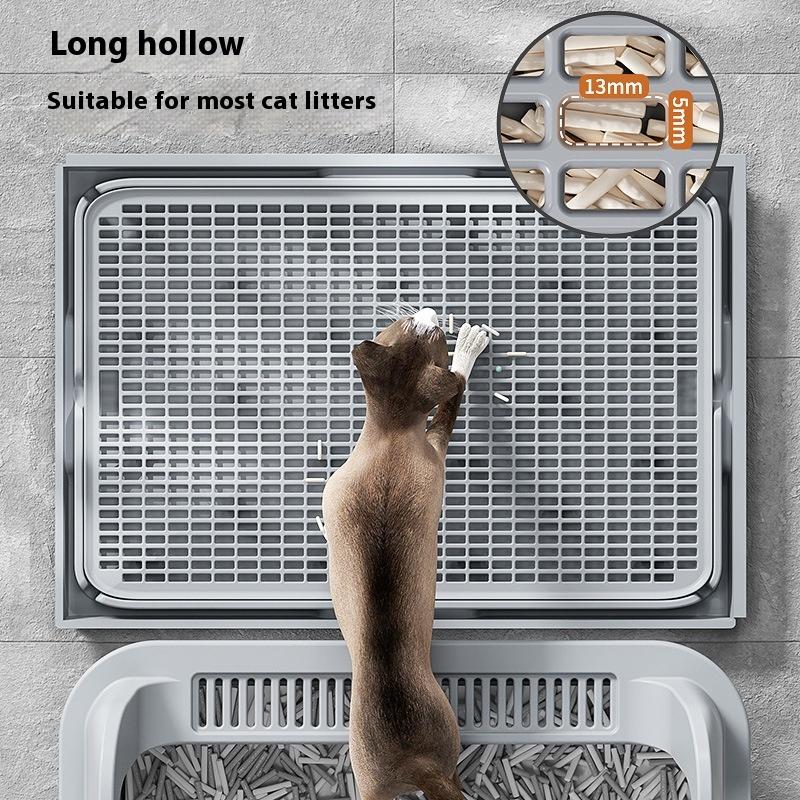 Spliceable Double Layer Pet Cat Litter Mat Waterproof Mats Pet Litter Box Mat Clean Pad Products Pet Clean Supplies Accessories