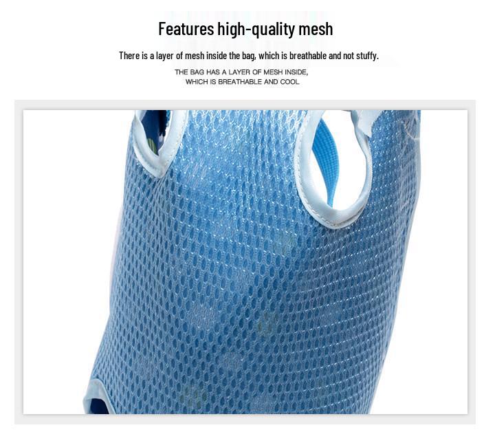 Teddy Dog Style Pet Travel Backpack: Four-Legged, Single Shoulder Crossbody Bag