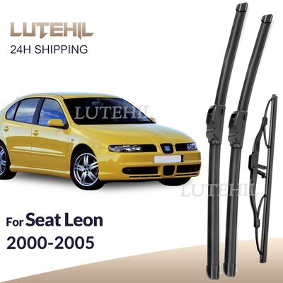 For Seat Leon MK1 2000-2005 2001 2002 2003 2004 Wiper Front & Rear Wiper Blades Windshield Windscreen Window Brushes 21"+19"+16"