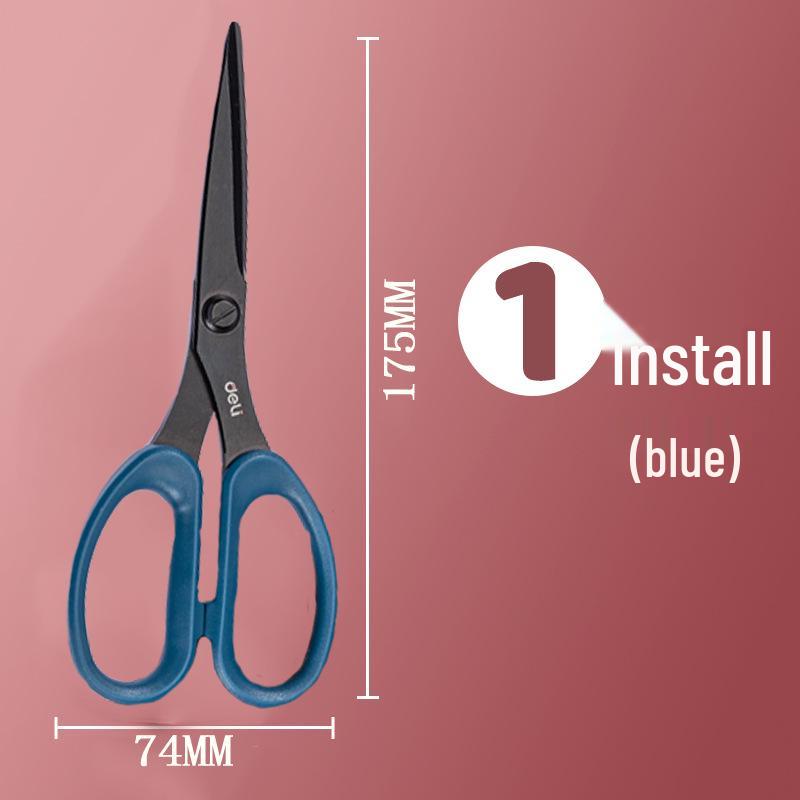 Deli 6010 Stainless Steel Craft and Office Scissors: Safe, Sharp Cutting for Home, Sewing, and Paper