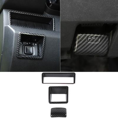 Car Rearview Mirror Adjust Expand Switch Decoration Cover for Suzuki Jimny JB64 JB74    2022 Interior Accessories