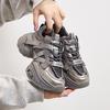 Small size platform silver fashion dad shoes women's new versatile casual shoes heightening lightweight sports shoes trendy shoes